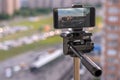 Shooting on a smartphone camera using a tripod