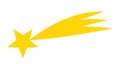 Shooting star flat icon