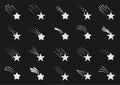 Shooting star icons