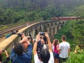 Shooting a train on Nine Arch Brige Ella Town