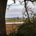 Framing the windmill Royalty Free Stock Photo