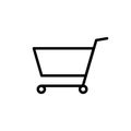 Shop cart icon symbol online basket vector