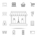 shop for cleaning products icon. Detailed set of shops and hypermarket icons. Premium quality graphic design. One of the collectio Royalty Free Stock Photo