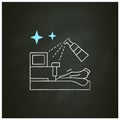 Shop disinfection chalk icon