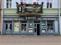 The facade of a historic tenement house