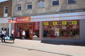 The shop front to Iceland in Bicester the UK supermarket chain