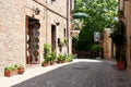 Shop in Gradara castle, Central Italy