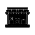 shop for home appliances icon. Element of Hipermarket for mobile concept and web apps icon. Glyph, flat icon for website design