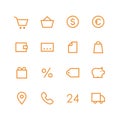 Shop icon set