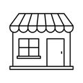 Shop location  Vector Icon which can easily modify or edit Royalty Free Stock Photo