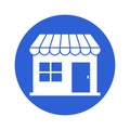 Shop location  Vector Icon which can easily modify or edit Royalty Free Stock Photo