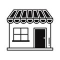 Shop location  Vector Icon which can easily modify or edit Royalty Free Stock Photo