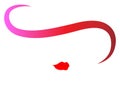 Shop logo fashion woman . Company logo design , vector isolated
