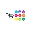 Shop logo vector Royalty Free Stock Photo