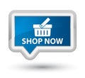 Shop now prime blue banner button Royalty Free Stock Photo