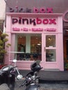 shop with the pink color