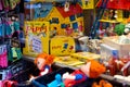 Shop with Pippi souvenirs - the famous little girl from Astrid Lindgren books in Stockholm, Sweden