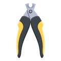 Shop pliers icon cartoon vector. Pet claw cutter Royalty Free Stock Photo