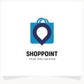 Shop Point Logo Design Template