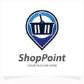 Shop Point Logo Design Template