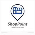 Shop Point Logo Design Template