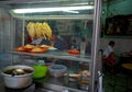 Shop selling famous steam chicken delicacy in Ipoh, Malaysia.