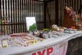 A shop selling handmade candles and souvenirs