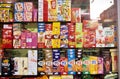 A shop selling various snacks in Chinatown, London Royalty Free Stock Photo