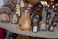 Shop sellling religious souvenirs in Tinos