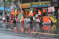 A shop sells the needed equipment for the flood in Bangkok, Thailand, on 30 November 2011