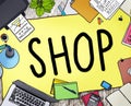 Shop Shopping Retail Purchase Commercial Concept