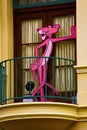 Shop sign of the Pink Panther