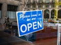 A shop sign reading \