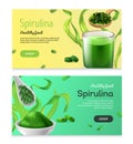 Shop Spirulina Banners Set