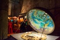 Shop stands in Basilica Cistern Istanbul Turkey Royalty Free Stock Photo