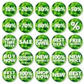 Shop stickers, buttons, badges, vector illustration Royalty Free Stock Photo