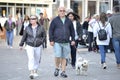 Shop Street, Galway, Ireland june 2017 , Mature couple taking a Royalty Free Stock Photo