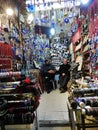 Shop in the old town of Jerusalem with nick-nacks for tourists.