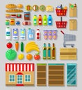 Shop, supermarket set
