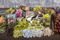 Shop of Turkish sweets and Turkish Delight with Pistachio. Turkish sweets with hazelnuts, almond and nougat. Sweets and