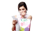 Shopaholic overspending Royalty Free Stock Photo