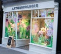 The shopfront to Anthropologie in Winchester, UK