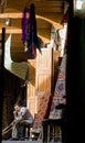 Shopkeeper in Damascus souk Royalty Free Stock Photo