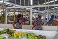 Shoppers at Covered Market, Tobago Royalty Free Stock Photo