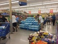 Shoppers buying supplies before hurricane Florence