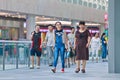 Shoppers at Livat Shopping Mall, Beijing, China