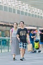 Shoppers at Livat Shopping Mall, Beijing, China