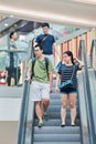 Shoppers at Livat Shopping Mall, Beijing, China