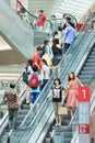 Shoppers at Livat Shopping Mall, Beijing, China