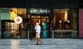 Shoppers pass a closed Pret A Manger shop on Oxford Street, London